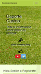 Mobile Screenshot of deportecanino.com